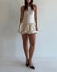 MARI MINI DRESS - VANILLA