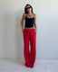 CHERRY LINEN PANTS