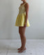 PENELOPE MINI DRESS - YELLOW