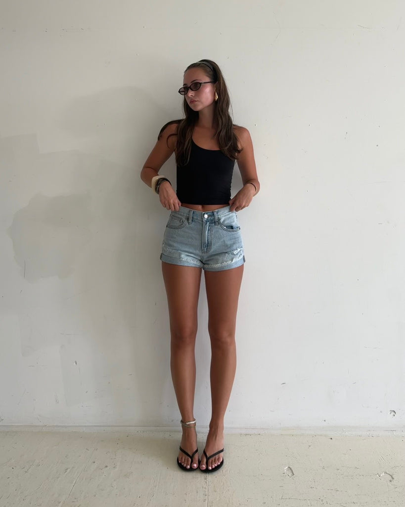 JUSTINE DENIM SHORTS