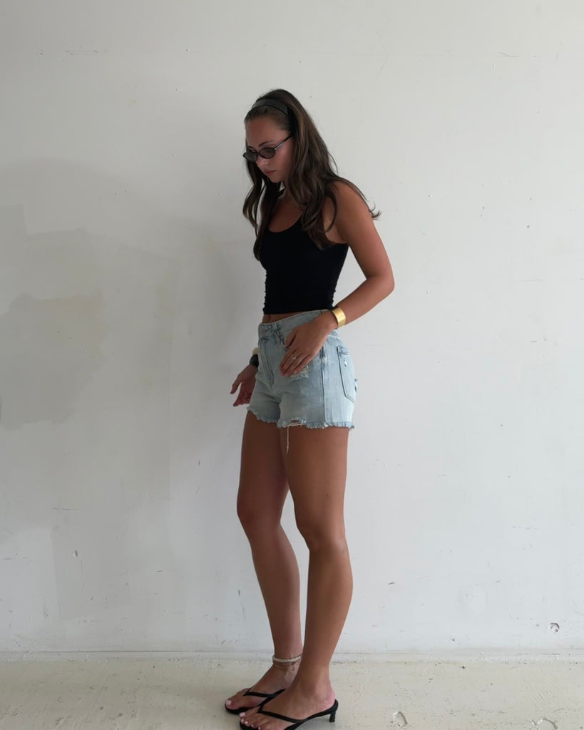 MAXINE DENIM CUTOFFS