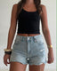 MAXINE DENIM CUTOFFS