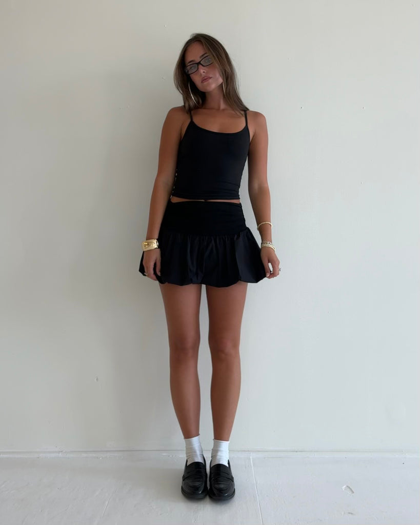 MIA BUBBLE SKIRT - BLACK