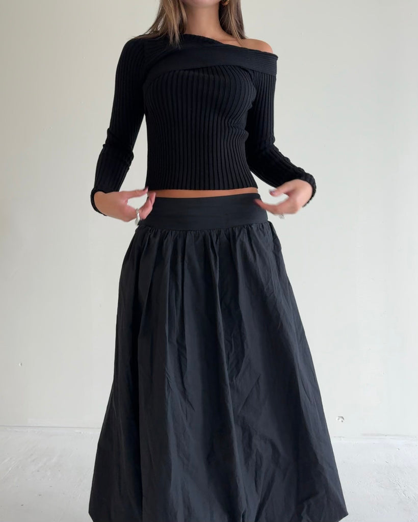 NINA SWEATER - BLACK