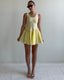 PENELOPE MINI DRESS - YELLOW