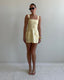 POLLY MINI DRESS - YELLOW