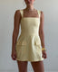 POLLY MINI DRESS - YELLOW