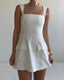 POLLY MINI DRESS - WHITE