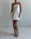 MATILDA MINI DRESS - WHITE