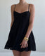 SWEET ESCAPE MINI DRESS - BLACK