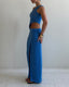 MARLEY MIDI SKIRT - BLUE