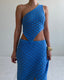 MARLEY MIDI SKIRT - BLUE
