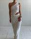 MARLEY MIDI SKIRT - WHITE