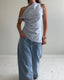 HARPER TOP - BLUE