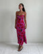 BED OF ROSES MIDI DRESS